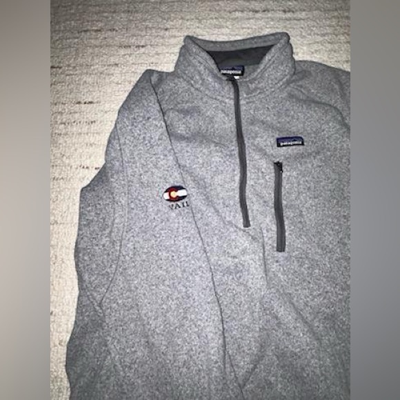 Men’s XL Patagonia Better Sweater 1/4 zip fleece - with Vail, CO patch - Picture 5 of 6